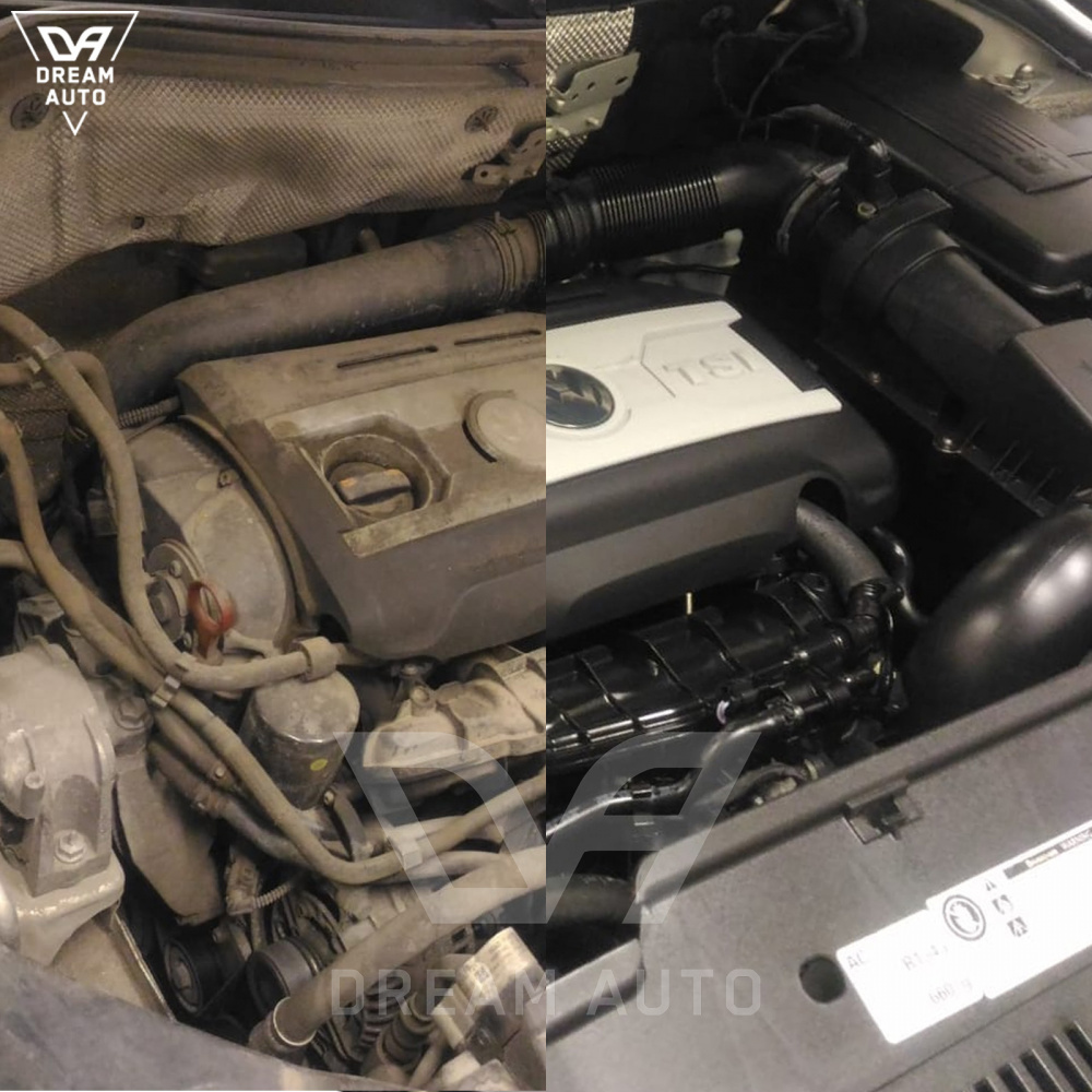 Детейлинг моторного отсека для Volkswagen