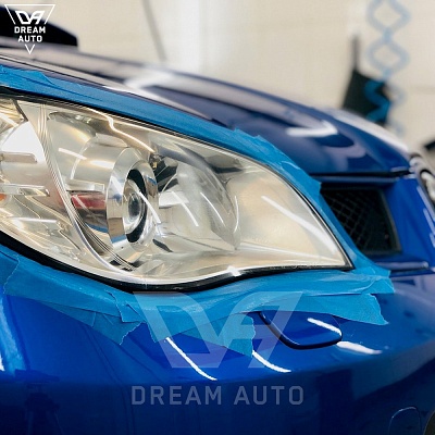 Восстановительная полировка фар для Subaru Impreza WRX