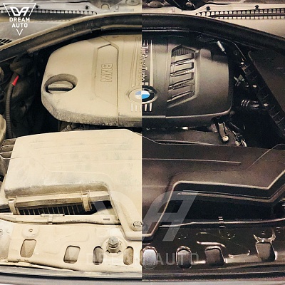 Детейлинг моторного отсека для BMW 3 GT